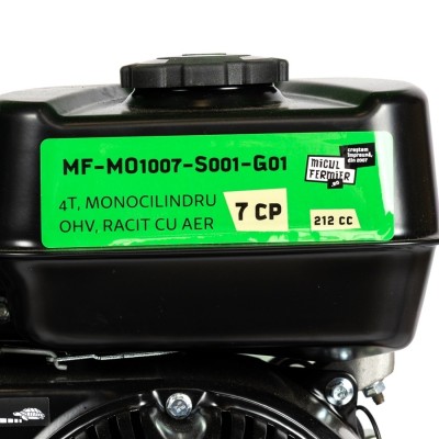 Poza Tocator crengi Micul Fermier MF-MO1007-S001-G01, motor benzina 7 CP, diametru maxim taiere 60 mm, pentru brichete. Poza 43937