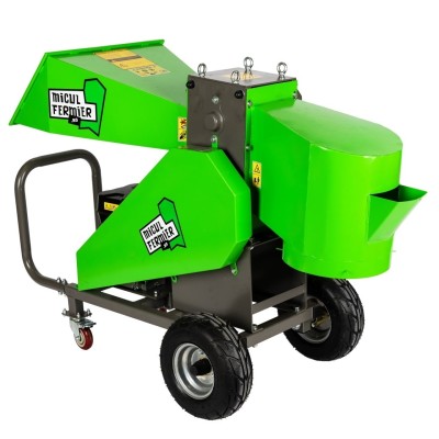 Poza Tocator crengi Micul Fermier MF-MO1008-S001-G01, motor benzina 7 CP, diametru maxim taiere 80 mm, pentru brichete. Poza 43957