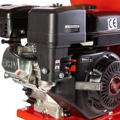 Poza Tocator crengi Micul Fermier GF-0089, motor benzina 6.5 CP, diametru maxim taiere 76 mm, pentru rumegus. Poza 43992