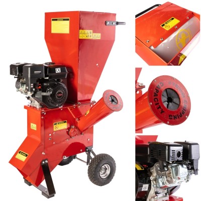 Poza Tocator crengi Micul Fermier GF-0089, motor benzina 6.5 CP, diametru maxim taiere 76 mm, pentru rumegus. Poza 43999