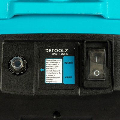Poza Tocator crengi si resturi vegetale Detoolz DZ-SE1005-G01, motor electric 2.5 kW, diametru maxim taiere 45 mm, cu sac colector 45L. Poza 44015