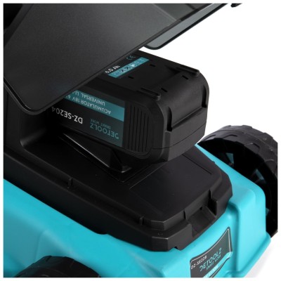 Poza Masina de tuns gazon Detoolz DZ-SE228, 18V, latime de taiere 32cm, colector 20L. Poza 44342