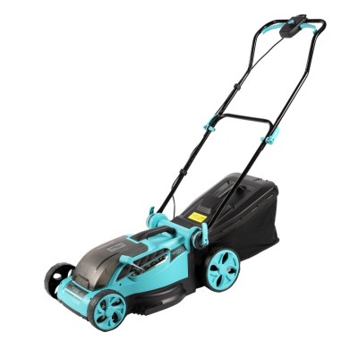 Poza Masina de tuns gazon Detoolz DZ-SE229, doua porturi 18V, latime de taiere 38cm, colector 36L. Poza 44362