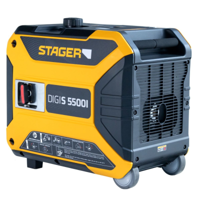 Poza Generator digital invertor insonorizat 5.5kW Stager DigiS 5500i, monofazat, benzina, autonomie pana la 6h. Poza 45009