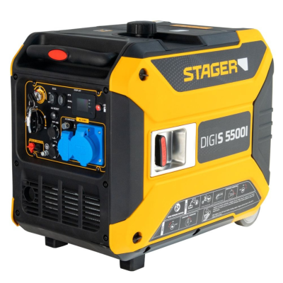 Poza Generator digital invertor insonorizat 5.5kW Stager DigiS 5500i, monofazat, benzina, autonomie pana la 6h. Poza 45012