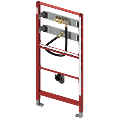 Poza Cadru fixare pisoar, Tece 9320008, 112 x 50 cm cu supapa spalare. Poza 44705