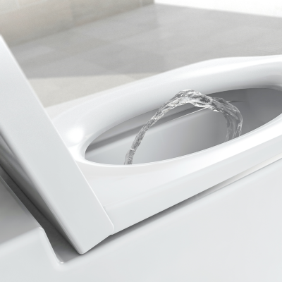 Poza Vas WC cu functie de bideu Tece TECEone 9700216, evacuare orizontala, montaj suspendat, 54 x 40 x 35 cm. Poza 44873