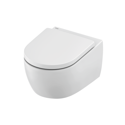 Poza Set TECEloft, vas ceramic de WC cu spalare ciclon, rimless + capac soft-close. Poza 44910