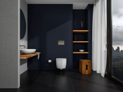 Poza Set TECEloft, vas ceramic de WC cu spalare ciclon, rimless + capac soft-close. Poza 44912