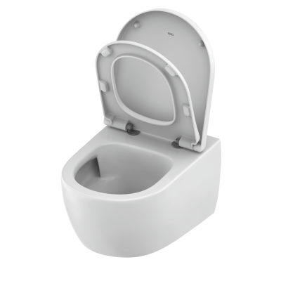 Poza Set TECEloft, vas ceramic de WC cu spalare ciclon, rimless + capac soft-close. Poza 44917