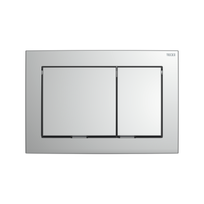 Poza Clapeta actionare rezervor WC incastrat, TECE Base 9240701, crom lucios, 21.4 x 14.5 x 1.8 cm. Poza 44741