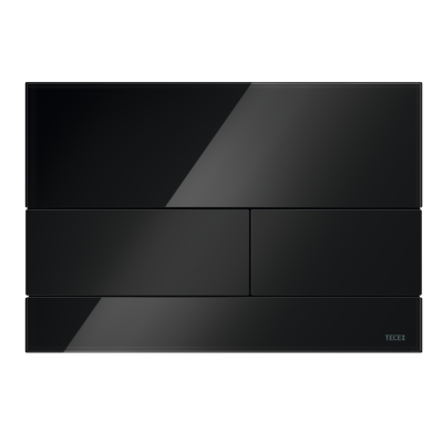 Poza Clapeta actionare rezervor WC incastrat, TECE Square 9240809, neagra, butoane negre, 22 x 15 x 1.1 cm. Poza 44759