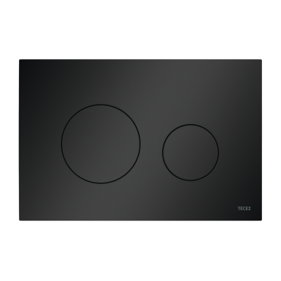 Poza Clapeta actionare rezervor WC incastrat, TECE Loop 9240925, plastic, negru mat, 22 x 15 x 0.5 cm. Poza 44794