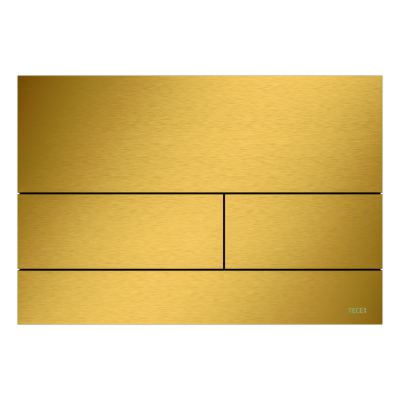 Poza Clapeta actionare rezervor WC incastrat, TECE Square 9240847, metal, auriu mat, 22 x 15 x 0.3 cm. Poza 44781