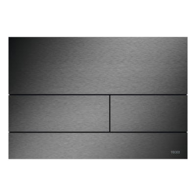 Poza Clapeta actionare rezervor WC incastrat, TECE Square 9240846, metal, crom negru, 22 x 15 x 0.3 cm. Poza 44778