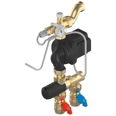 Poza Grup amestec TECEfloor ConstantMix ES2C 15/60 130, pentru incalzire in pardoseala cu agent termic, 1". Poza 44989