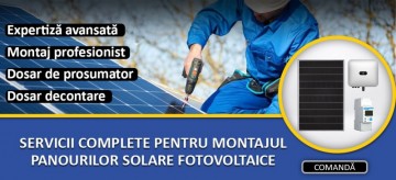 Solicita oferta instalare panouri fotovoltaice cu dosar prosumator