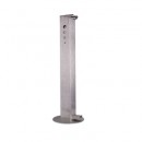 Poza Dispenser dezinfectant maini cu actionare din pedala, Quickshop.ro, Inox, capacitate 1 litru. Poza 17214