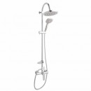 Set dus cu baterie Ferro Algeo NP71-BAG7U, cartus ceramic, crom, 1,5 m