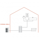 Poza Pompa caldura aer-apa monobloc Viessmann Vitocal 100-A, tip AWO-M-AC 101.A14, monofazata - 14 kW. Poza 30325