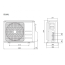 Poza Unitate exterioara multisplit Ariston Dual C 50 XD0-O, inverter, 18000 BTU. Poza 34574
