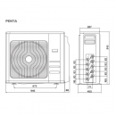 Poza Unitate exterioara multisplit Ariston Penta 125 XC6, inverter, 42000 BTU. Poza 34584