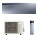 Aer conditionat Daikin Emura Bluevolution 9000 BTU, Argintiu, FTXJ25AS9-RXJ25A9, Inverter, control Wi-Fi, Clasa A+++/A+++