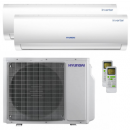 Aer conditionat dublu split Hyundai 9000 + 12000 BTU, R32, Inverter