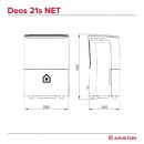 Poza Dezumidificator Ariston DEOS 21s NET - 21l/zi. Poza 22255