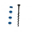 Poza Robot de tuns gazon Detoolz DZ-SE224, latime de taiere 18 cm, acumulator 2Ah, 600 mp. Poza 35369
