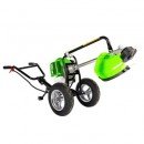 Poza Motocoasa pe benzina cu roti Micul Fermier MF-MC1004-S001-G01, 4CP, 52 CC cu 4 accesorii si pornire rapida. Poza 35617