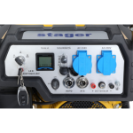 Poza Generator curent monofazat, 230V, 3kW Stager FD 3600ER Automatic, benzina, conector ATS, multistart, autonomie pana la 30h. Poza 39389