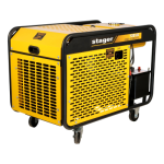 Poza Generator open-frame 10kVA Stager YDE12E, 39A, 3000rpm, monofazat, diesel, pornire electrica. Poza 39441
