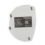 Poza Incalzitor terasa electric Detoolz DZ-EI1001-G01, 2 kW, 3 trepte de putere, inaltime ajustabila pana la 2.1m, cu telecomanda. Poza 39616