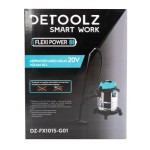 Poza Aspirator umed-uscat Detoolz, 20V, volum 20L. Poza 39238