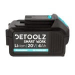 Poza Acumulator Li-Ion, Detoolz, 20V, 4Ah. Poza 39312