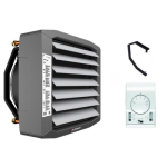 Aeroterma pe apa Flowair LEO S3 - 32.7 kW cu suport si termostat inclus