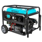Poza Generator DetoolzDZ-C288-S001-G02 5 kW, 2 prize 230V, benzina, 4T, pornire electrica, rezervor 25L, cu roti G02. Poza 40847