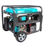 Poza Generator DetoolzDZ-C288-S001-G02 5 kW, 2 prize 230V, benzina, 4T, pornire electrica, rezervor 25L, cu roti G02. Poza 40866
