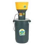 Moara electrica pentru cereale Micul Fermier GF-2453 1.3kW, cu galeata plastic 60L