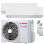 Aer conditionat dublu split Toshiba Yukai, 2x13000 BTU, inverter, clasa A+++/A++