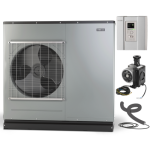 Pompa de caldura aer-apa 12 kW Nibe F2050-12, monobloc, automatizare inteligenta SMO 20, pompa circulatie