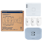 Pachet Smart Home Salus pentru trei zone cu calorifere - 3 capete termostatice, gateway UG800, receptor