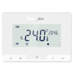 Termostat ambient Homplex 19 WI-FI ALB programabil, fara fir, cu control vocal Google Assistant si Alexa