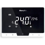 Termostat ambient Homplex 19 WI-FI NEGRU programabil, fara fir, cu control vocal Google Assistant si Alexa