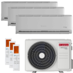 Aer conditionat triplu split Ariston Alys 80 Inverter 9000 + 2 x 12000 BTU, WiFi Ready, Clasa A++/A+, Ultra Silent