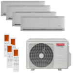 Aer conditionat multisplit 4 unitati interne Ariston Alys 110 Inverter 3 x 9000 + 12000 BTU, WiFi Ready, Clasa A++/A+, Ultra Silent