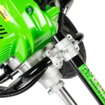 Poza Motocoasa pe benzina cu roti Micul Fermier MF-MC1025-G01, 2.5CP, 52 CC cu 3 accesorii si pornire rapida. Poza 42292