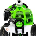 Poza Motocoasa pe benzina cu roti Micul Fermier MF-MC1025-G01, 2.5CP, 52 CC cu 3 accesorii si pornire rapida. Poza 42298