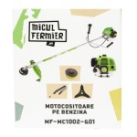 Poza Motocositoare Micul Fermier MF-MC1002-G01, 1.9CP, 43CC, motor benzina 2T, pornire rapida, 3 accesorii, tija 28mm. Poza 42426